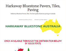 Tablet Screenshot of harkawaybluestoneaustralia.com